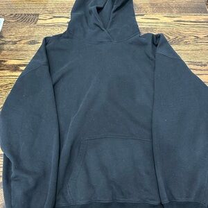 Hollister Feel Good Fleece Black Hoodie